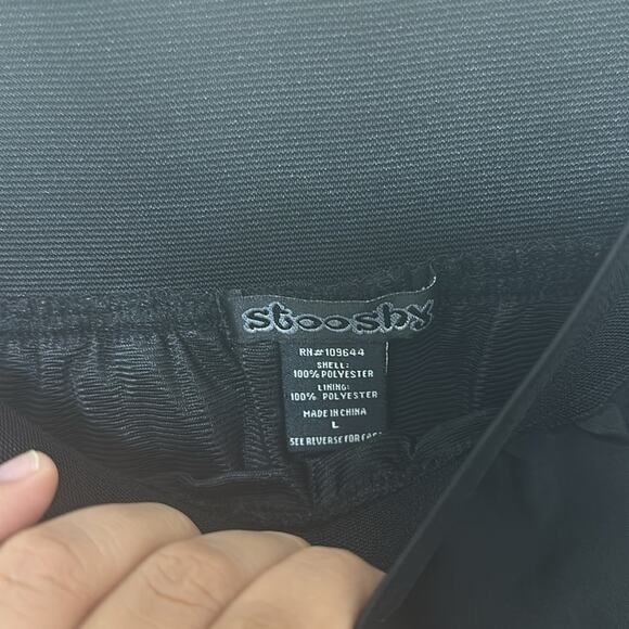 Stooshy black rosette flower skirt size L - Picture 4 of 4